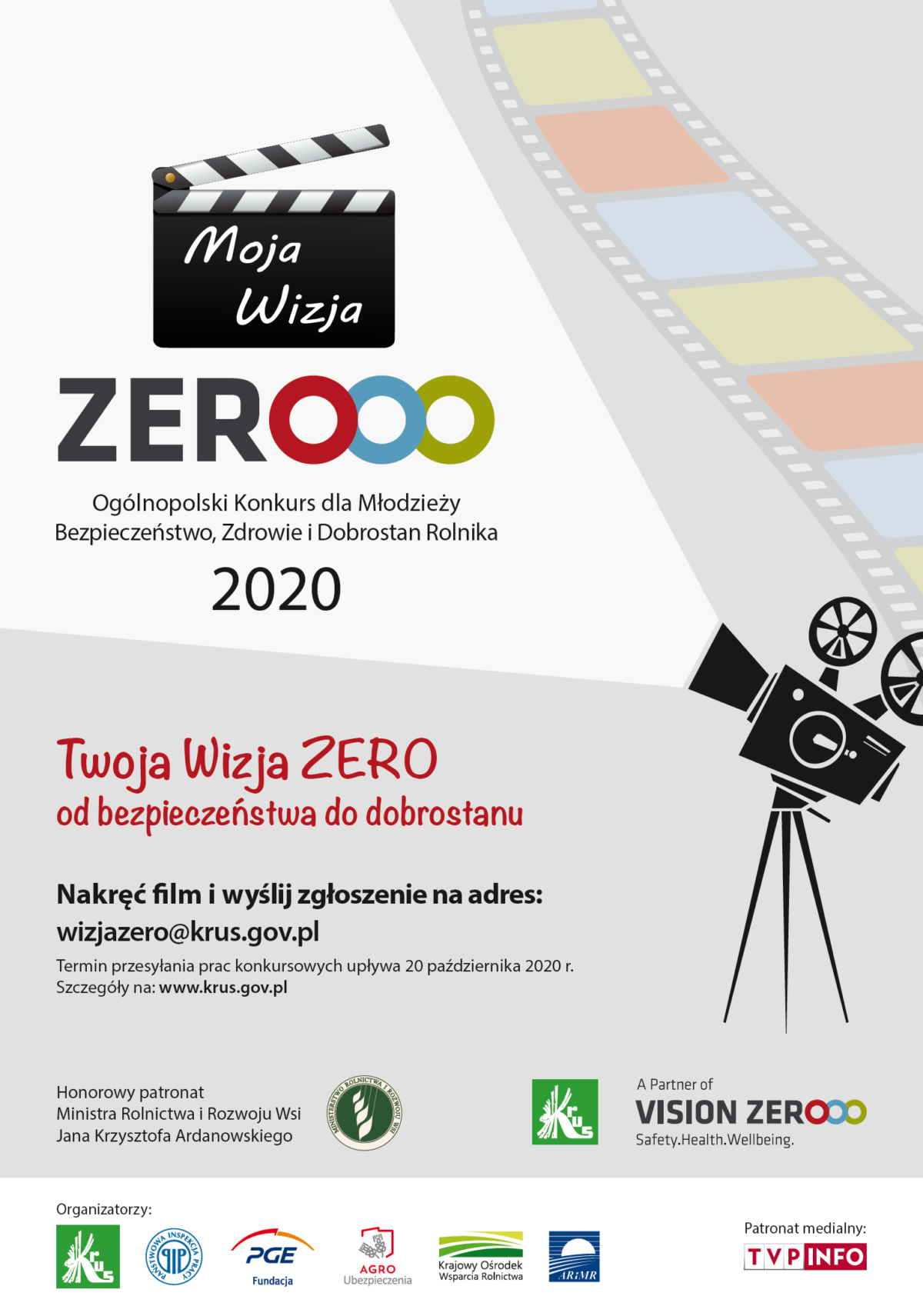 Plakat Vision Zero A3